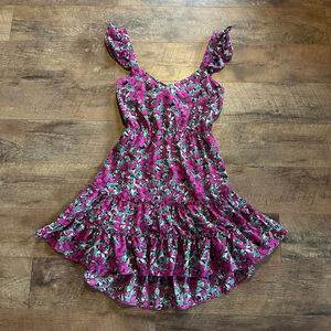 Women's SHEIN Floral Dress Purple/Green Size L